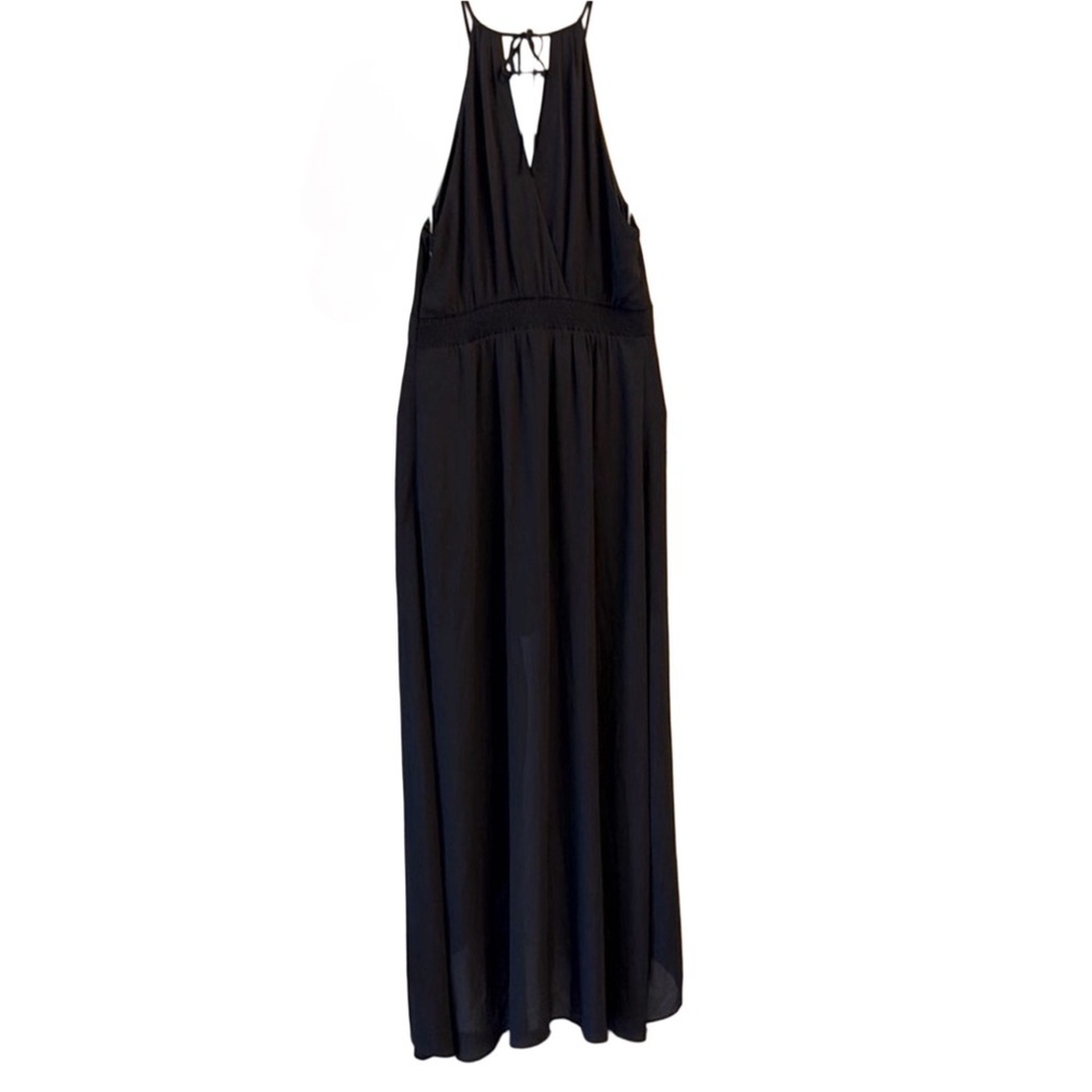 Express Runway Sample Black High-Low Halter Romper Dress Evening Size 6 New - Picture 9 of 16